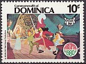 Dominica 1980 Walt Disney 10 ¢ Multicolor Scott 685. Dominica 1980 Scott 685 Disney Peter Pan. Uploaded by susofe